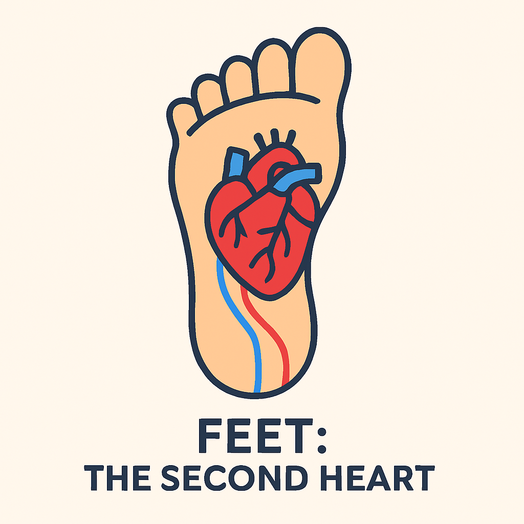 our feet is the second heart picture