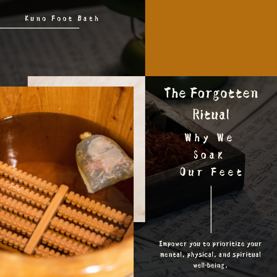 Blog of Kuno Foot Bath explaining why we soak our feet